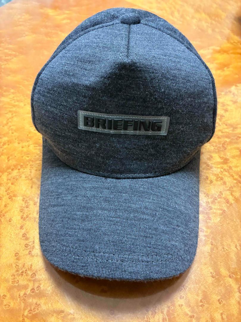 トップブランドのファッション BRIEFING ロゴ刺繍キャップ 3点セットフリーサイズ メンズウェア