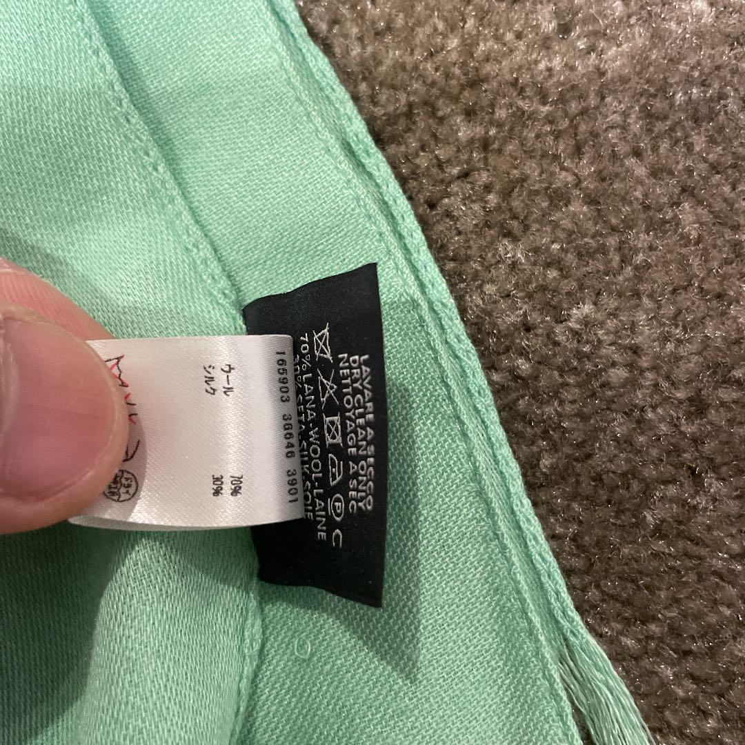 GUCCI ストール　グリーン　美品