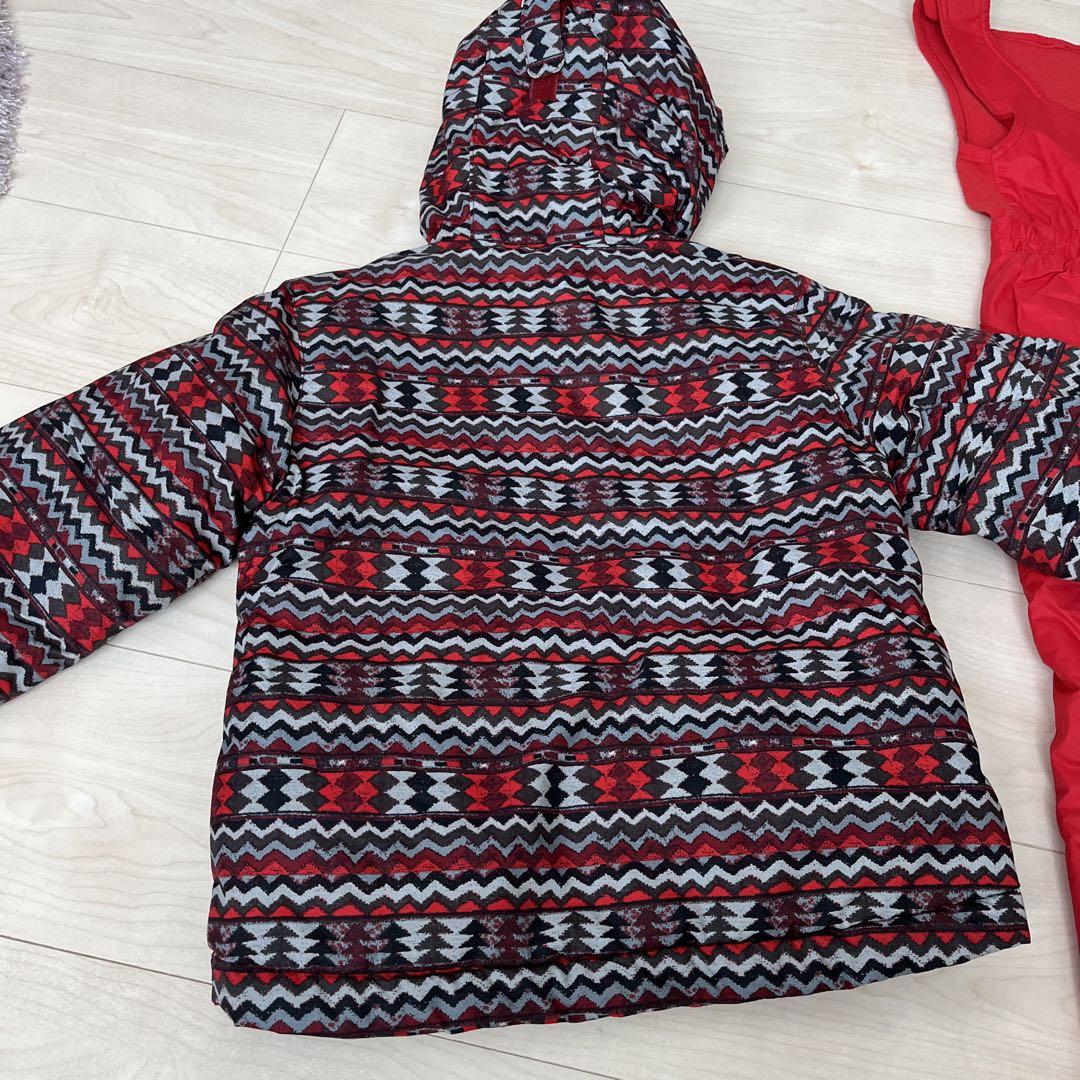 美品★110 XXS コロンビアColumbia 子ども用 スキーウェア 赤