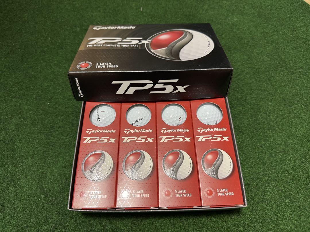 TaylorMade TP5x ゴルフボール ホワイト2ダース