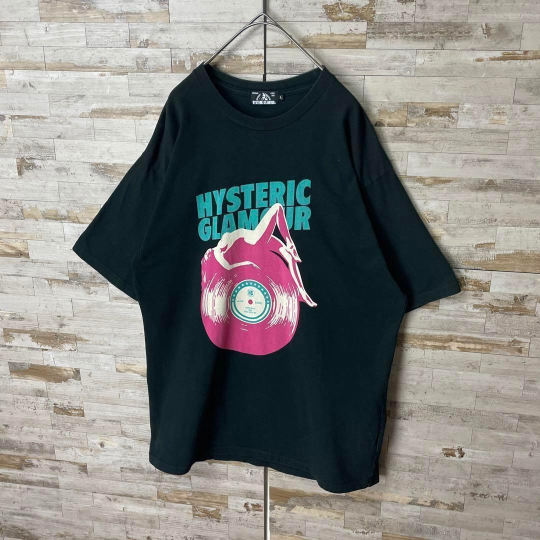 1739 U【美品】ヒステリックグラマー☆ヒスガール ビッグロゴ Ｔシャツ