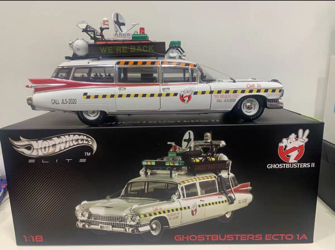 ホットウィール Ghostbusters Ecto 1A 1 18 ミニカーHot Wheels