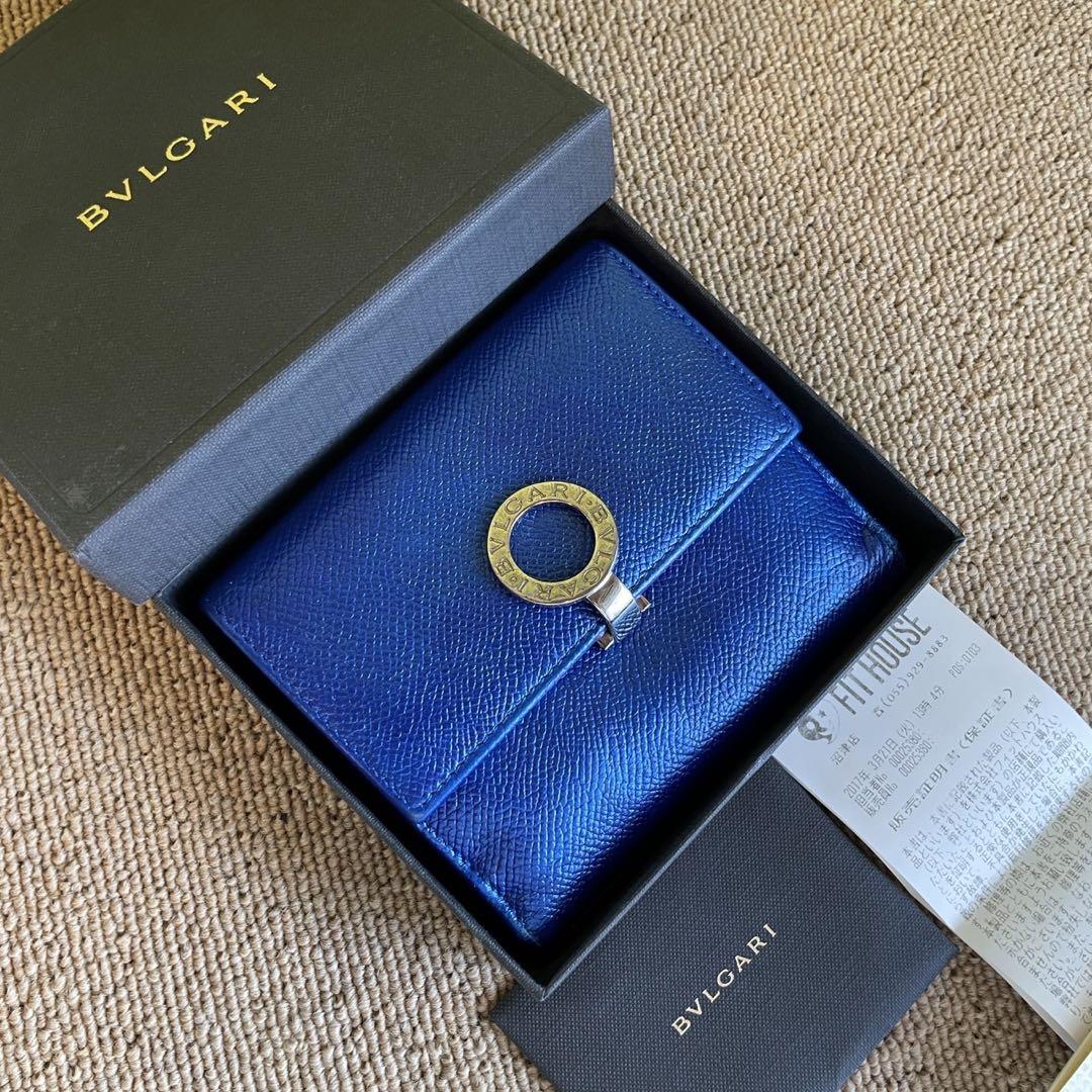 正規品⭐️美品⭐️レア⭐️BVLGARI ブルガリ　男女兼用　コンパクト　財布 正規品⭐️美品⭐️レア⭐️BVLGARI ブルガリ 男女コンパクト
