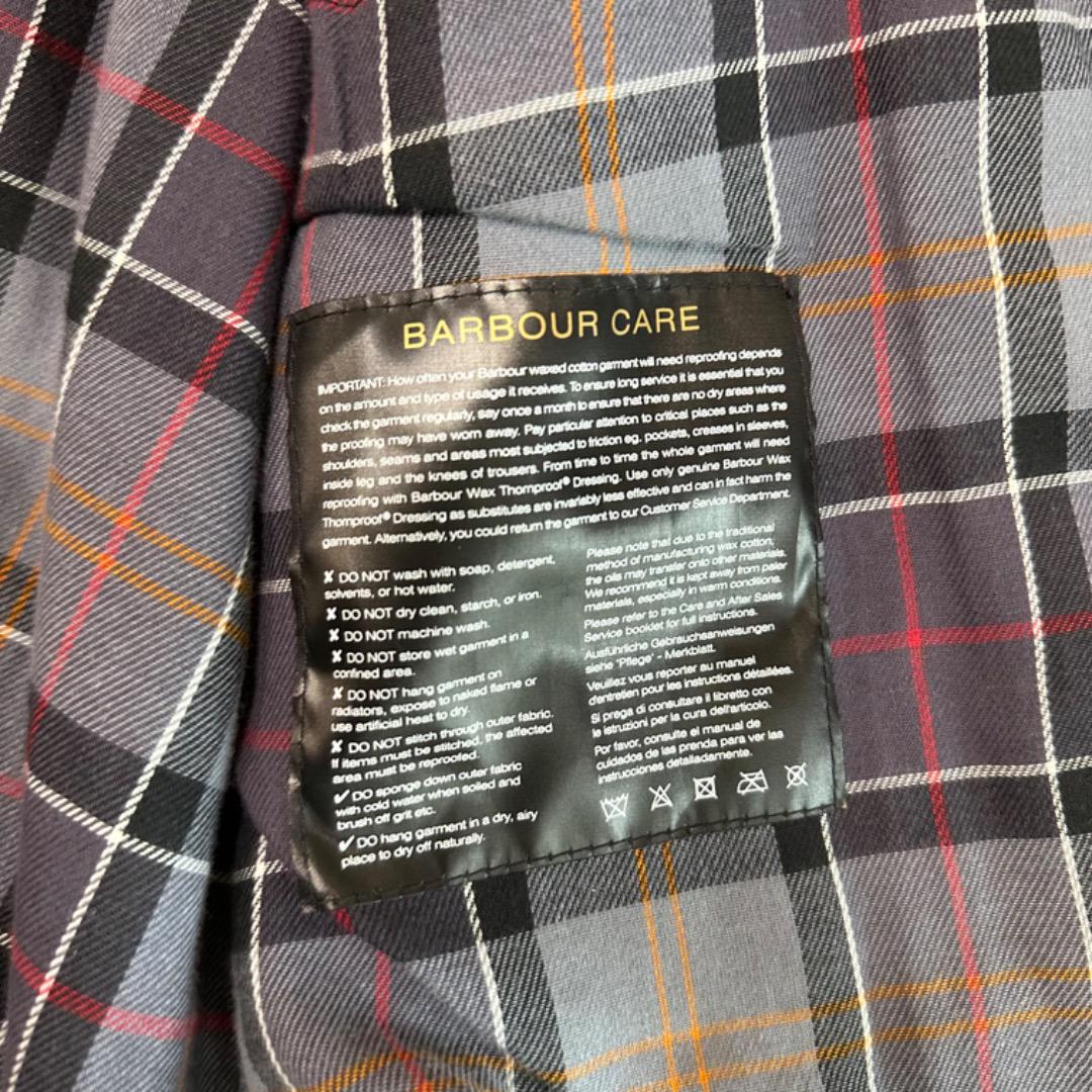 Barbour × LECHOPPE オイルドバルカラーコート　黒