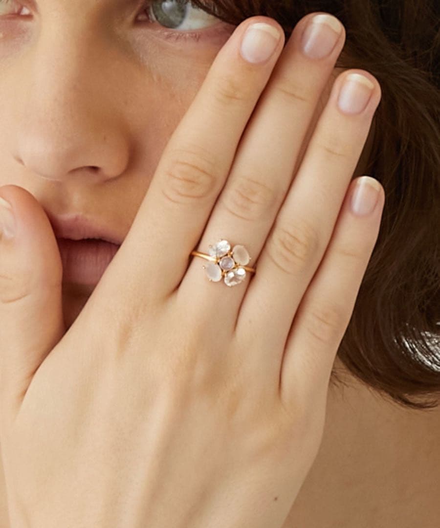 [eden] レインボームーンストーン ポピーリング ARTIDA OUD