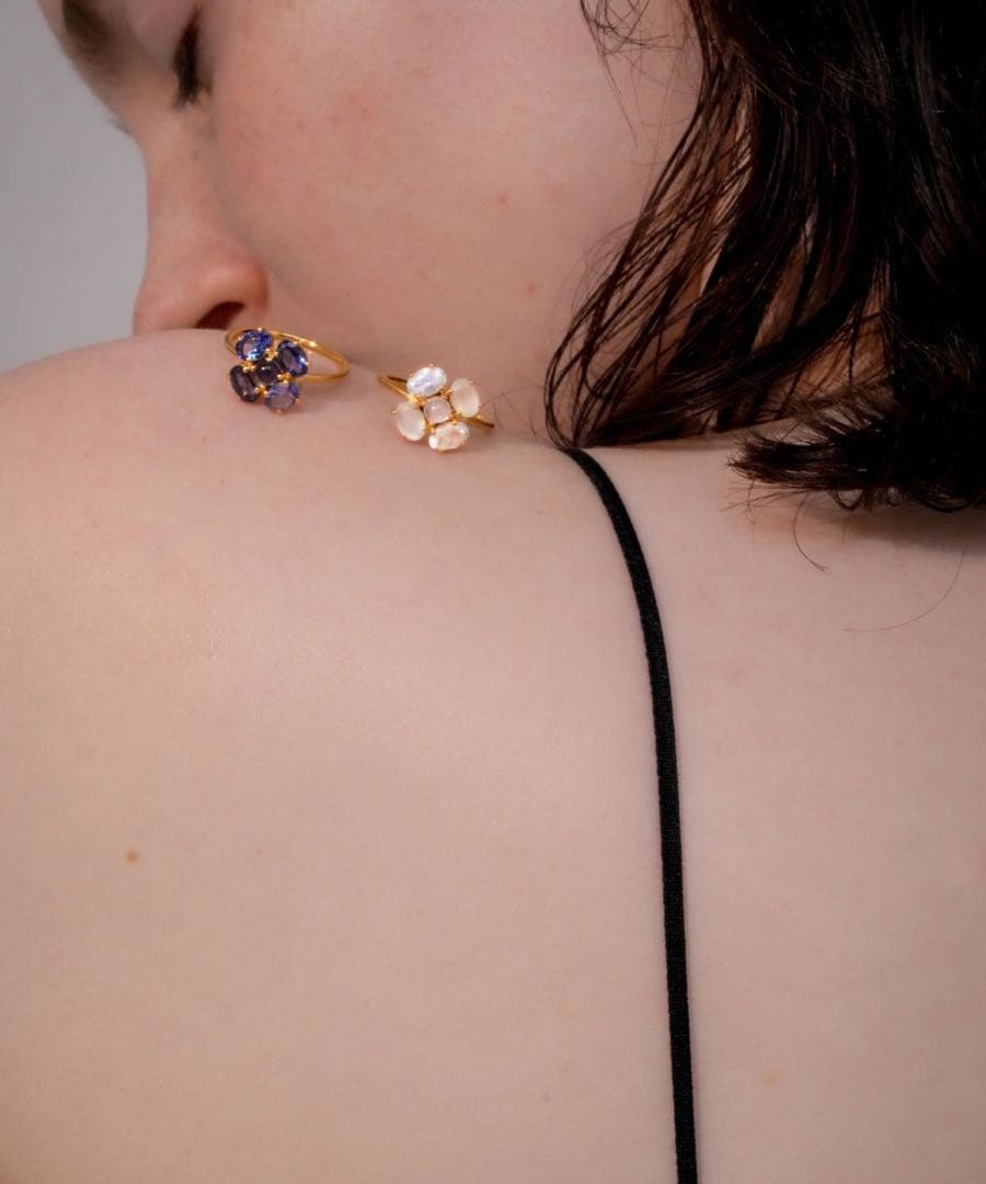 [eden] レインボームーンストーン ポピーリング ARTIDA OUD