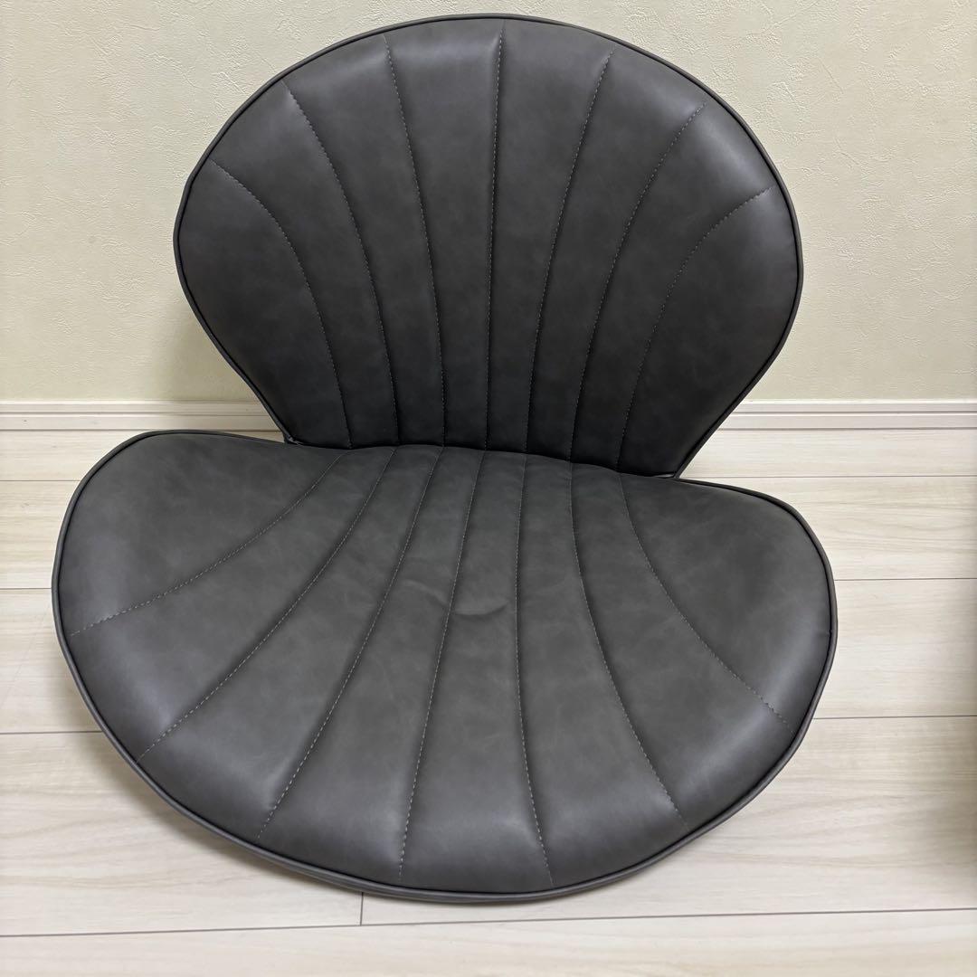 ❤️1品限り❤️カウンターチェア バーチェア 昇降式 PUレザー 1脚 ダークグレー