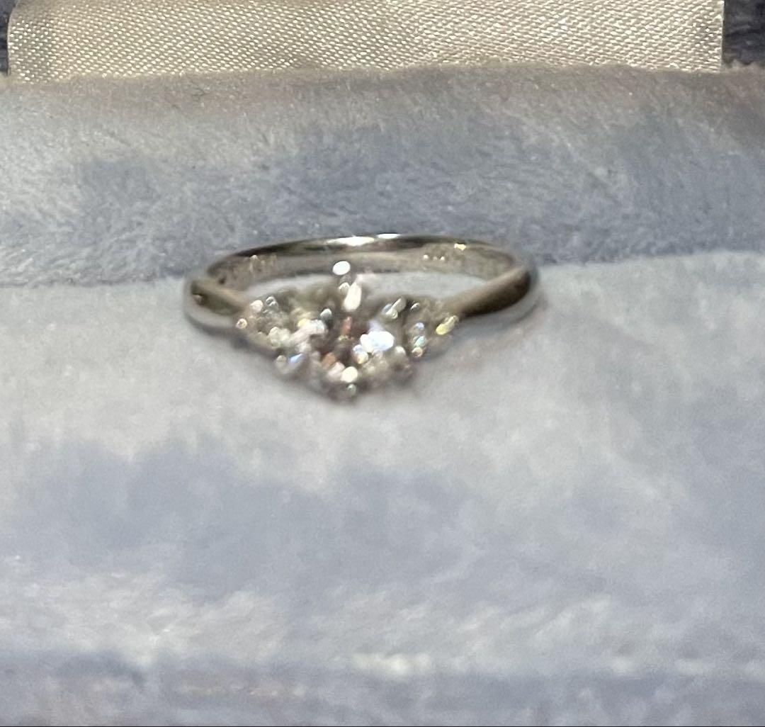プラチナダイヤモンドリング0.76ct 8号 新品未使用に近い