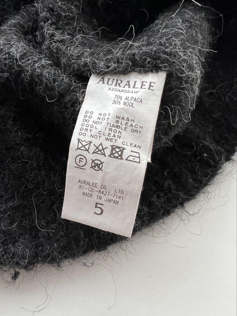 今月限定 AURALEE ALPACA WOOL SUPER LIGHT KNIT BIG hYMjK-m78010136282 NEW安い