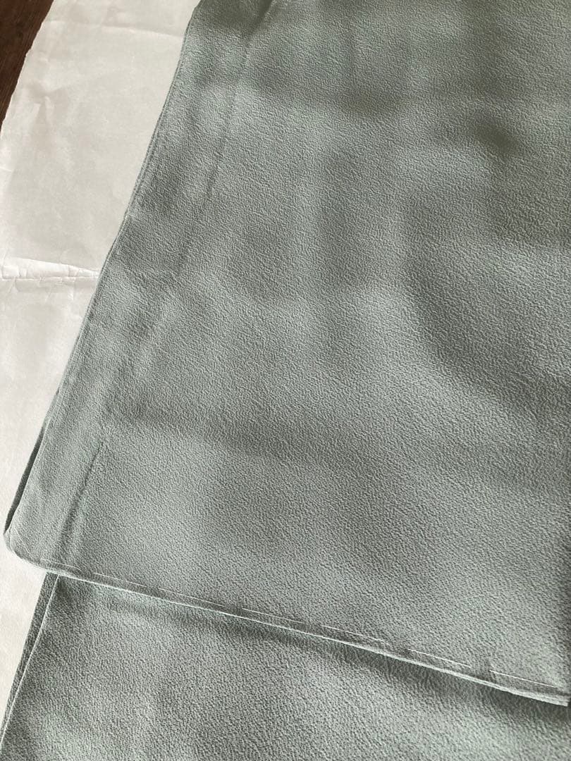 着物 色無地 美品未着用☆縫い一つ紋 手縫い仕立て 正絹 着物 色無地 美品未着用☆縫い一つ紋 手縫い仕立て 正絹