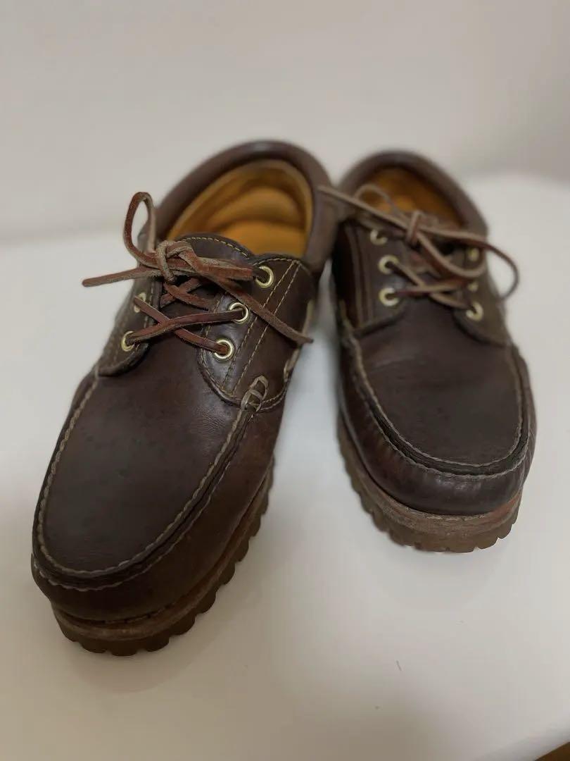 Timberland ブラウンレザー ローファー