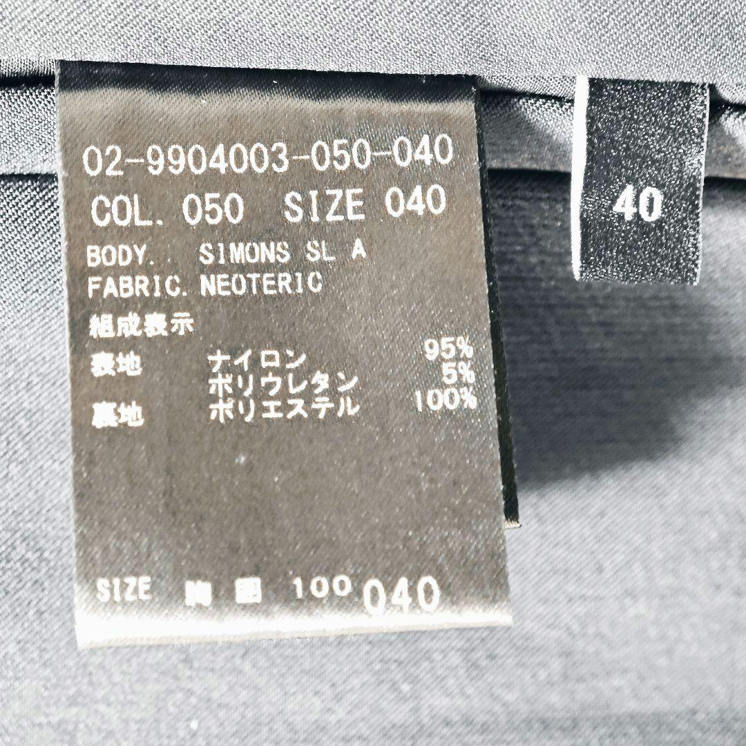 【美品：Theory】多機能ナイロン ジャケット「L：ブラック」