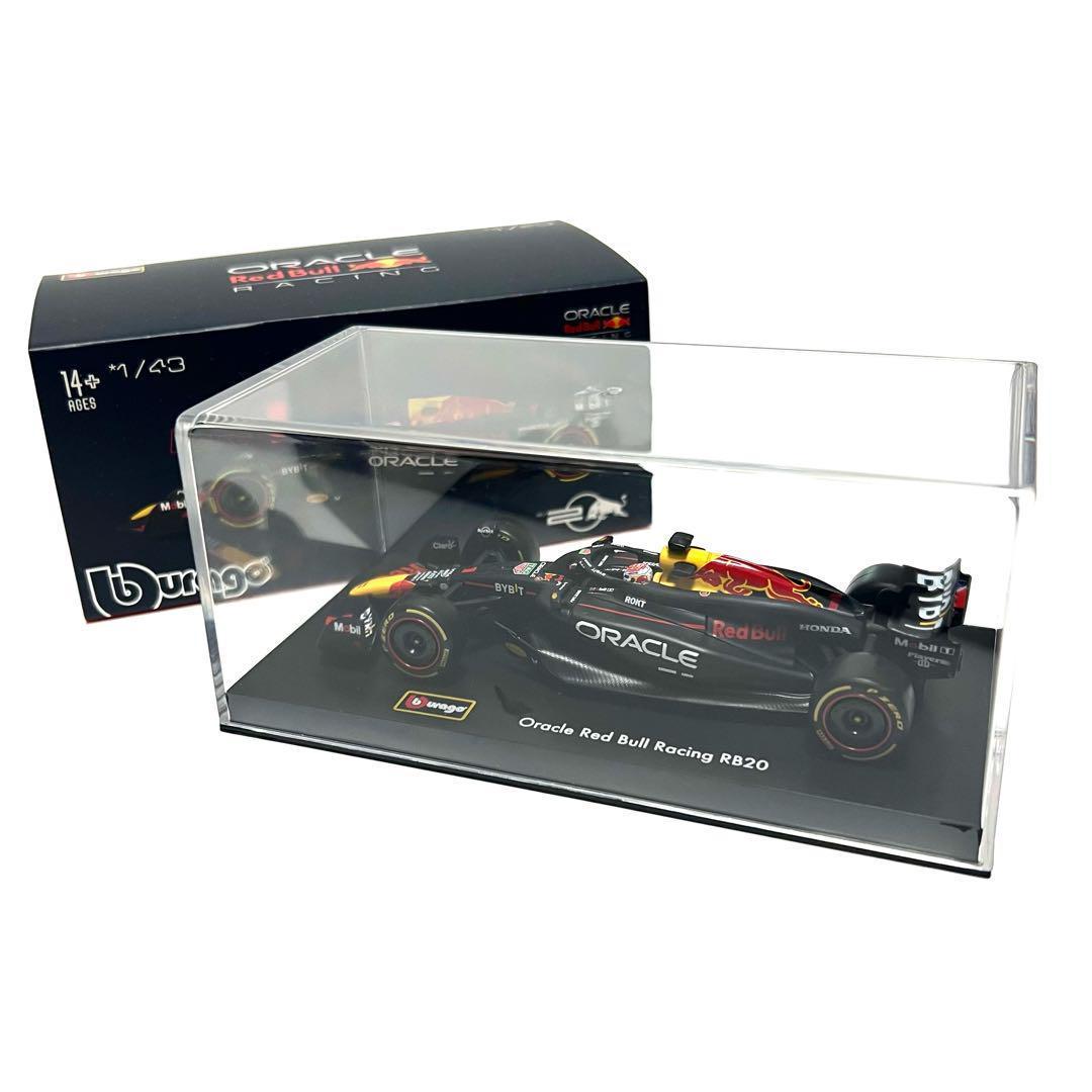 ブラーゴ 2024 レッドブル フェラーリ ドライバ&ーケース付 2台セット