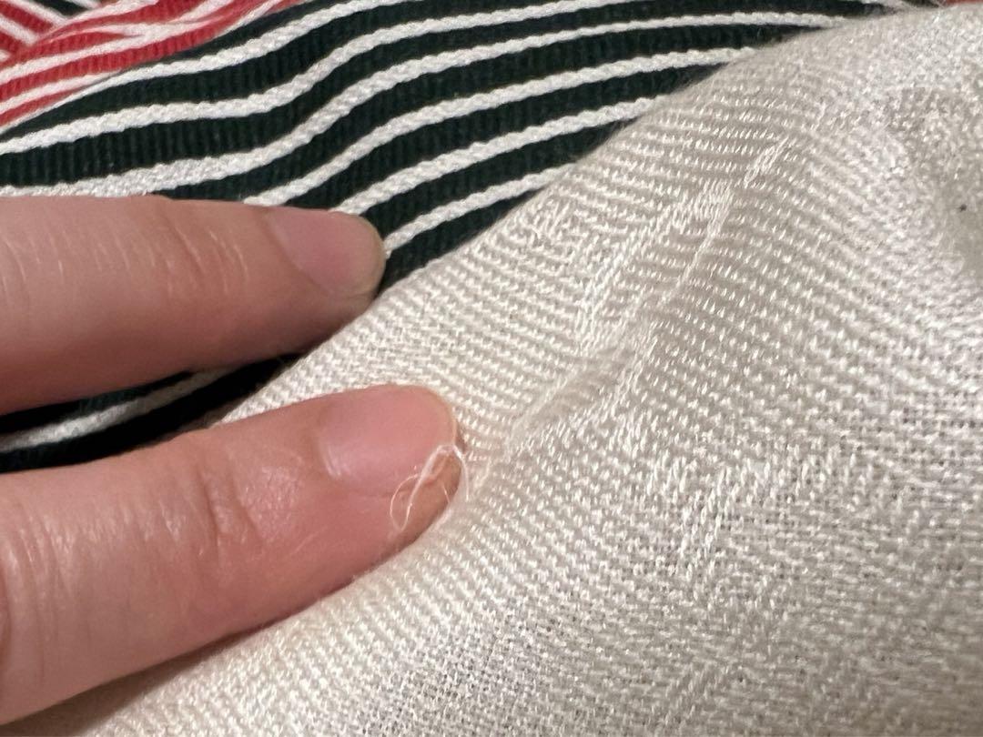 グッチ　GUCCI  大判　定番　白　ストール