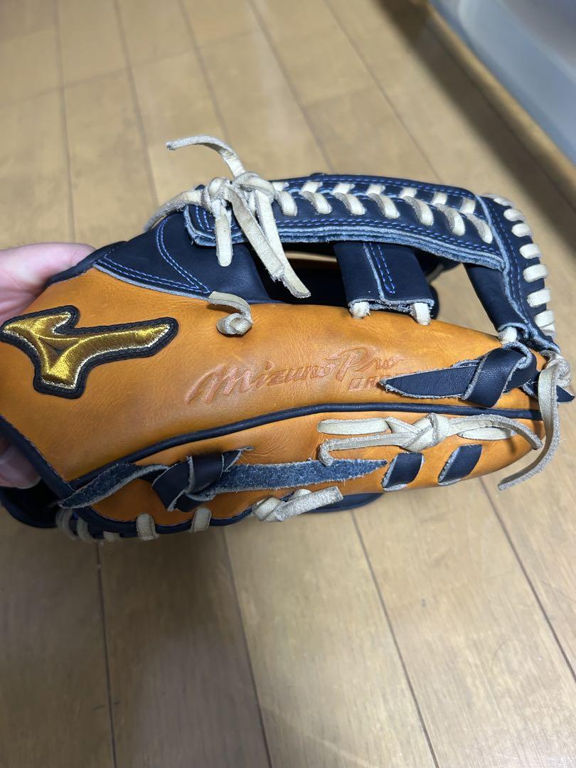 ミズノプロ　オーダー　軟式グラブ　グローブ　内野手　即戦力 藤沢市 宗樹選手 ミズノプロ オプション オーダー グラブ 内野手