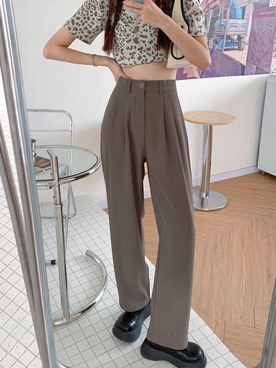 春夏 レディース ルーズ シルエット パンツ 秋服 パンツ10