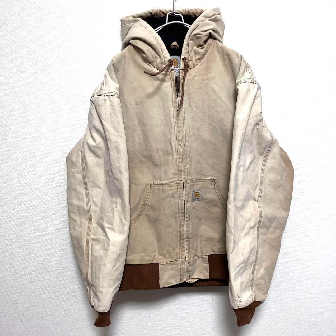 Carhartt アクティブジャケット【メンズM】ベージュ USA製