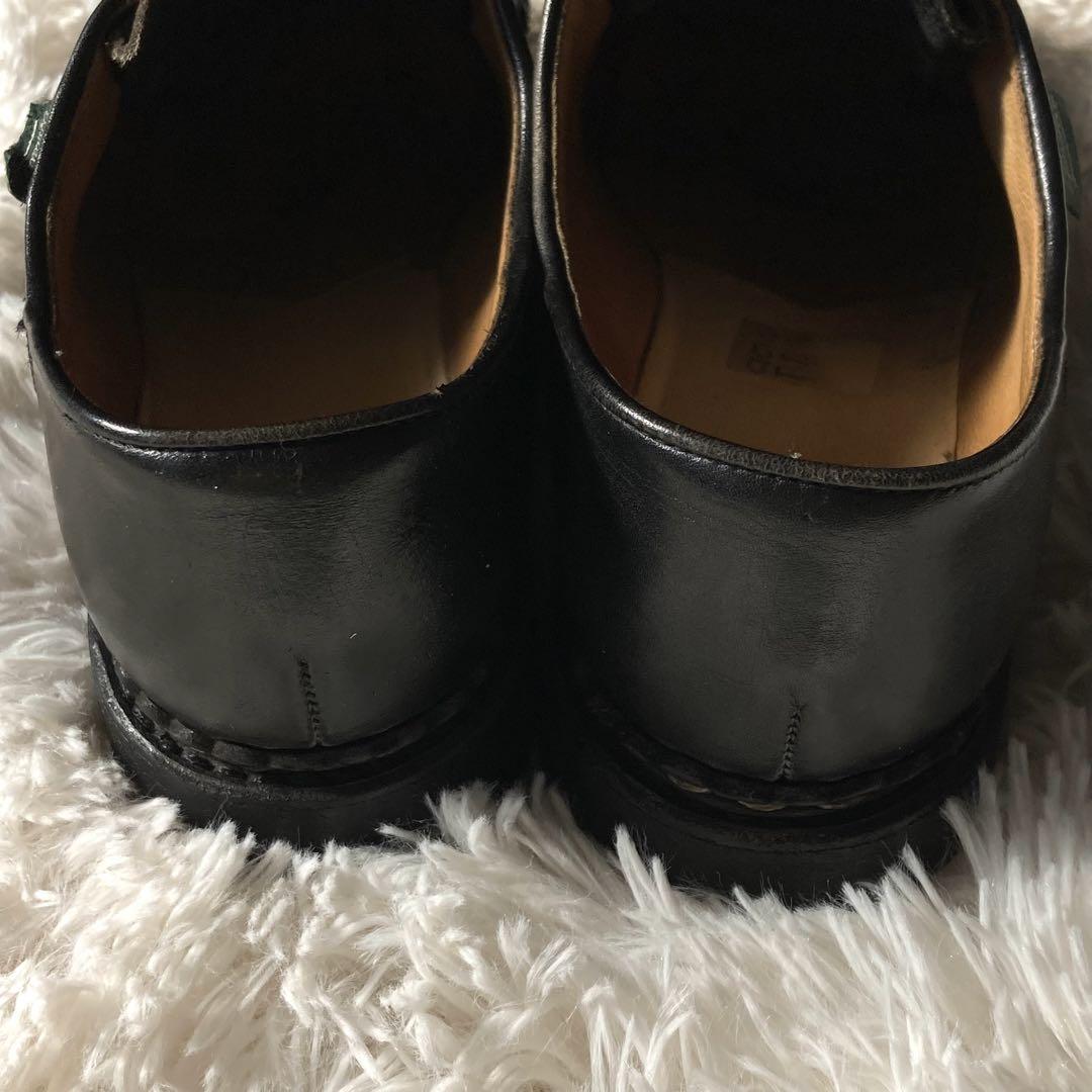 ★PARABOOT★パラブーツ★チロリアンシューズ★ミカエル★黒★レザー★