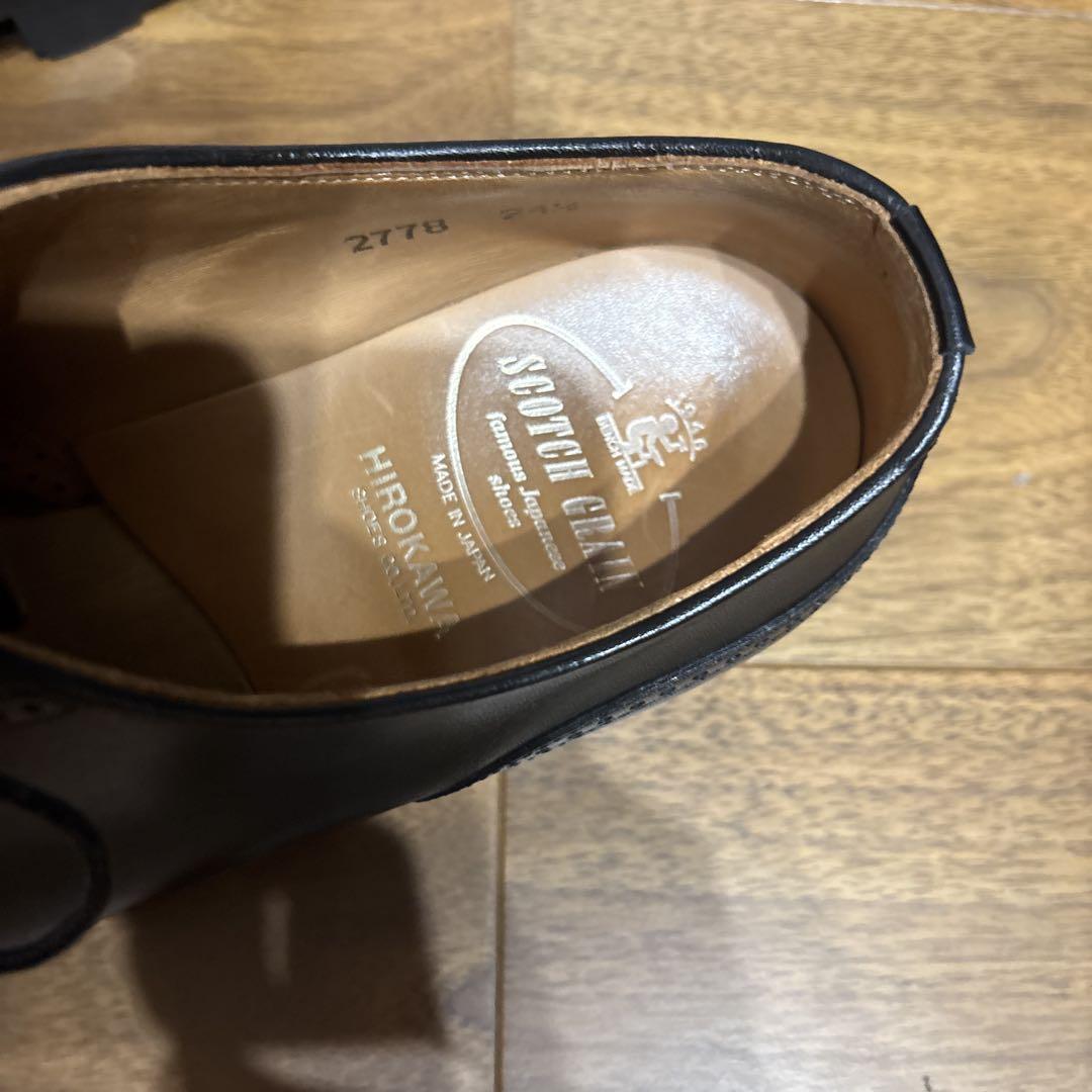 【美品】スコッチグレイン 2778 シャインオアレイン ツーシーム 24.5
