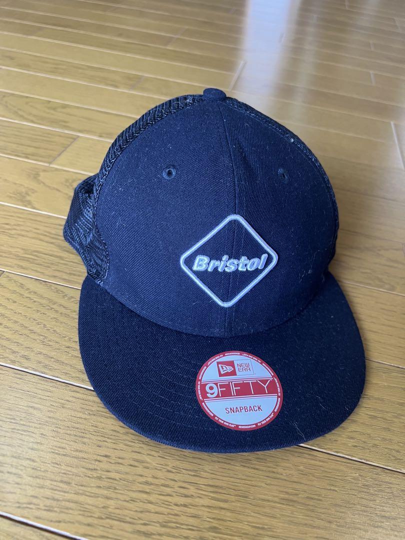 非売品 ニューエラ×ブリストル メッシュキャップ FCRB×NEWera 黒