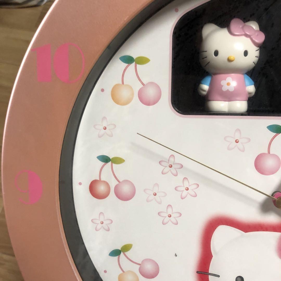 Hello Kitty オリジナルのキティダンスメロディー付き時計