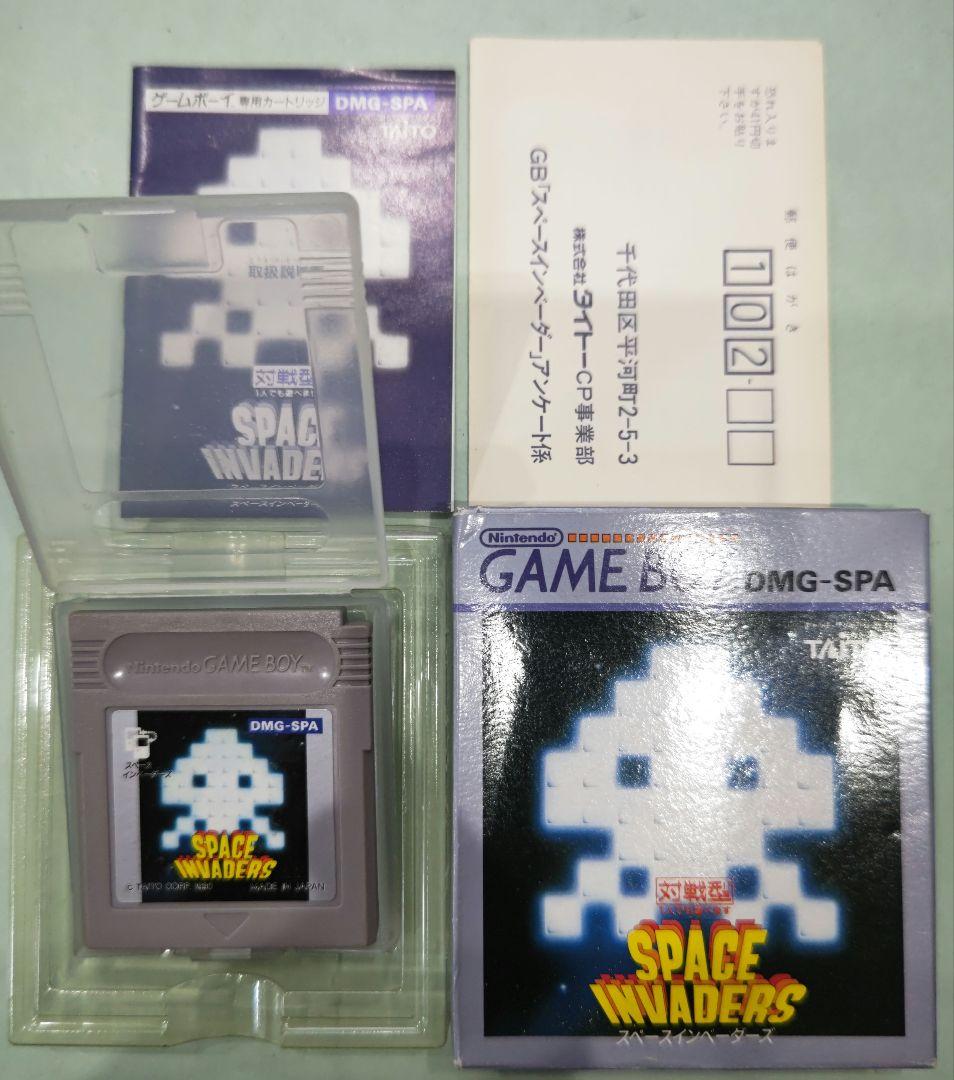 貴重！ゲームボーイ スペースインベーダーズ 箱説明書つき TAITO
