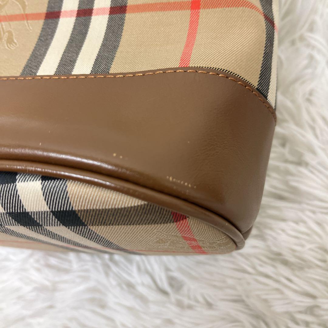 Burberrys  ショルダーバッグ　ハンドバッグ　ノバチェック　ホースロゴ