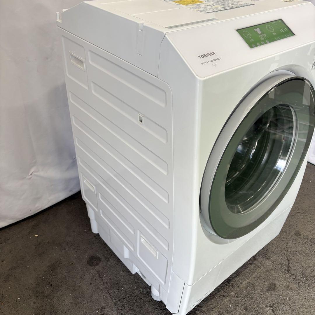 ドラム式洗濯機　東芝　乾燥付き　12㌔　設置無料　中古　安い　TW-127XP1