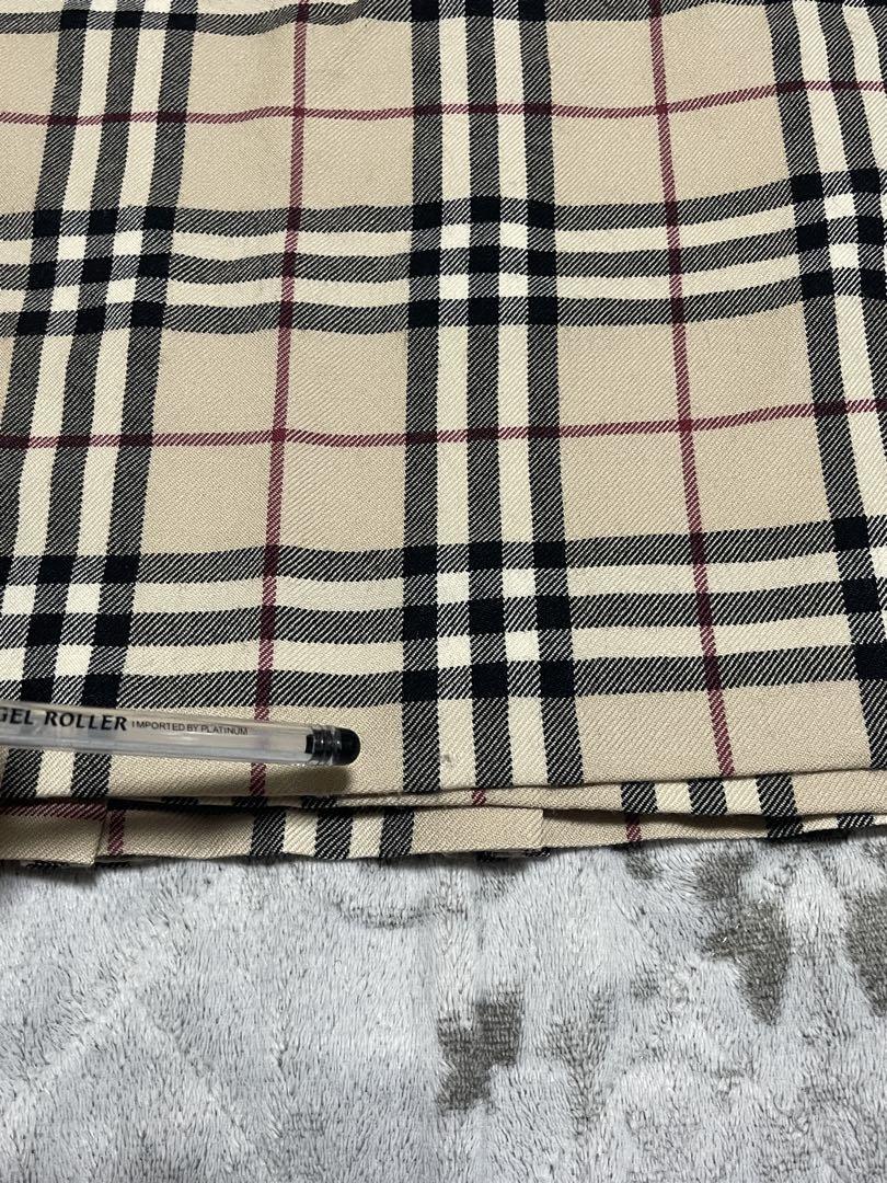 BURBERRY LONDON ノバチェック プリーツスカート 38