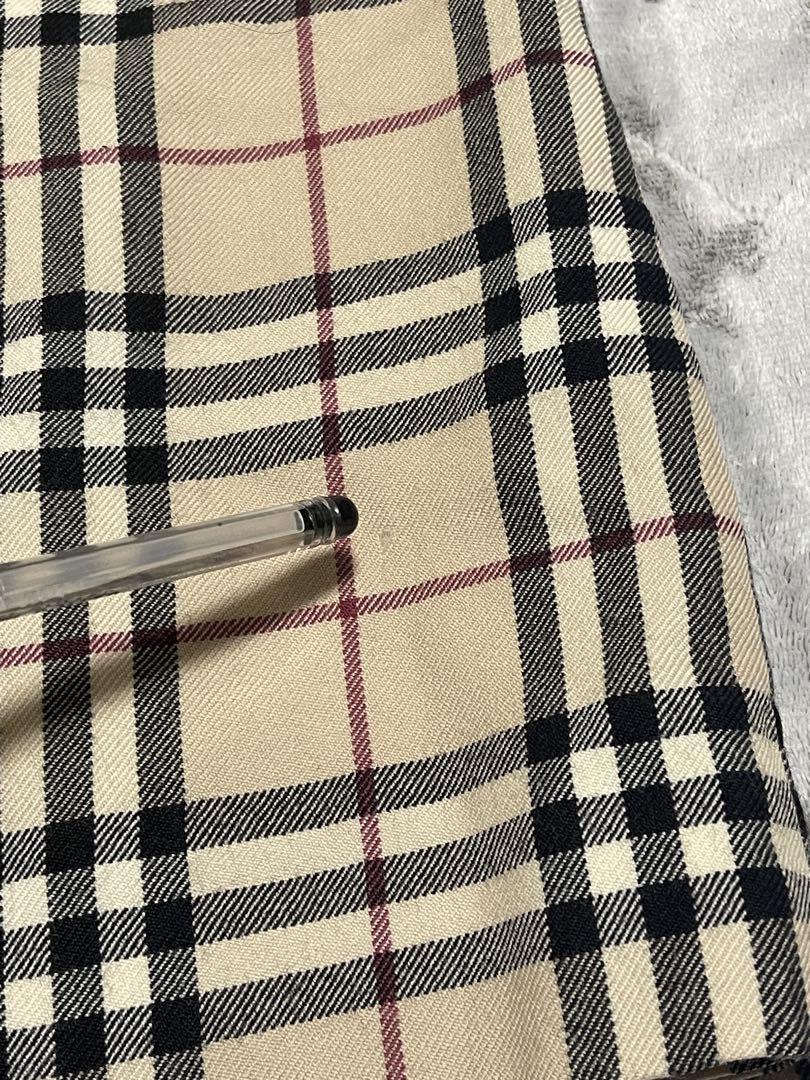 BURBERRY LONDON ノバチェック プリーツスカート 38