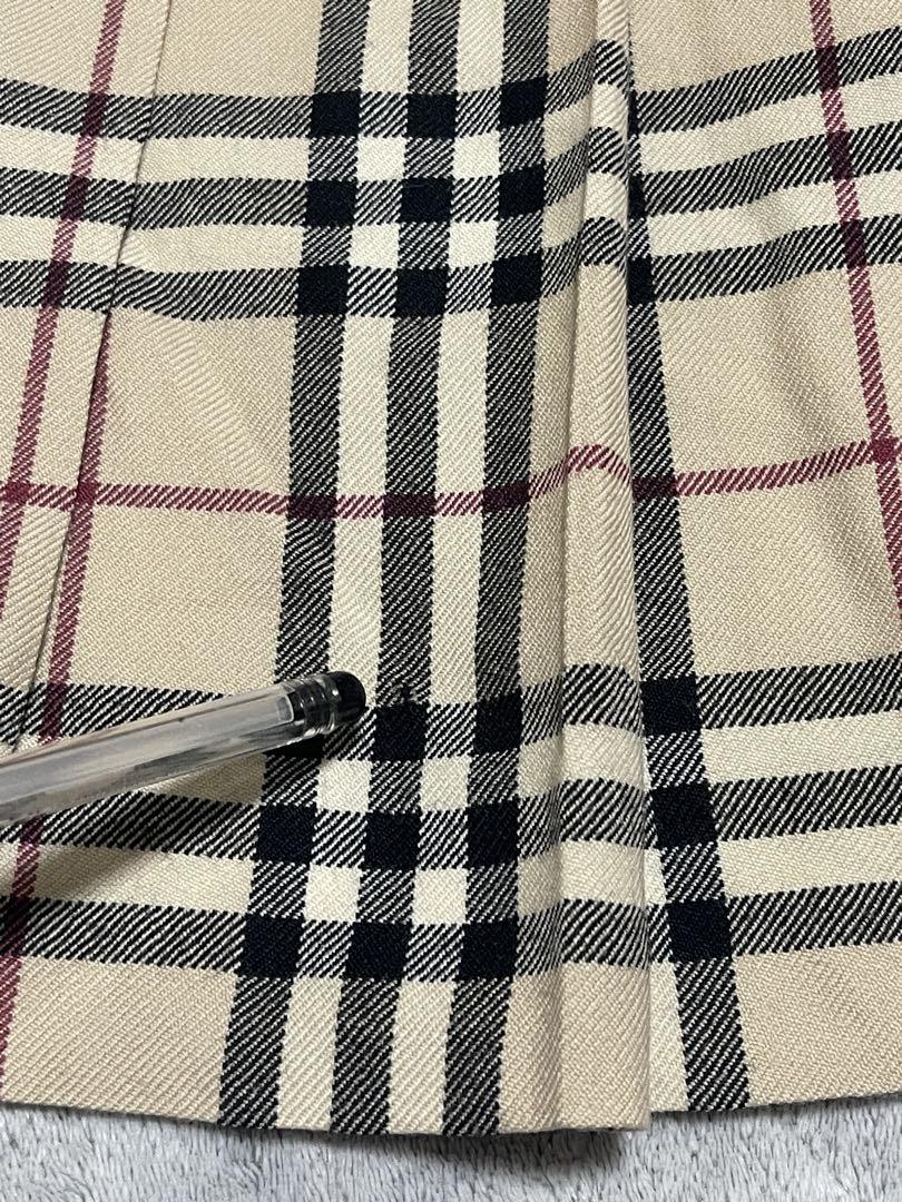 BURBERRY LONDON ノバチェック プリーツスカート 38