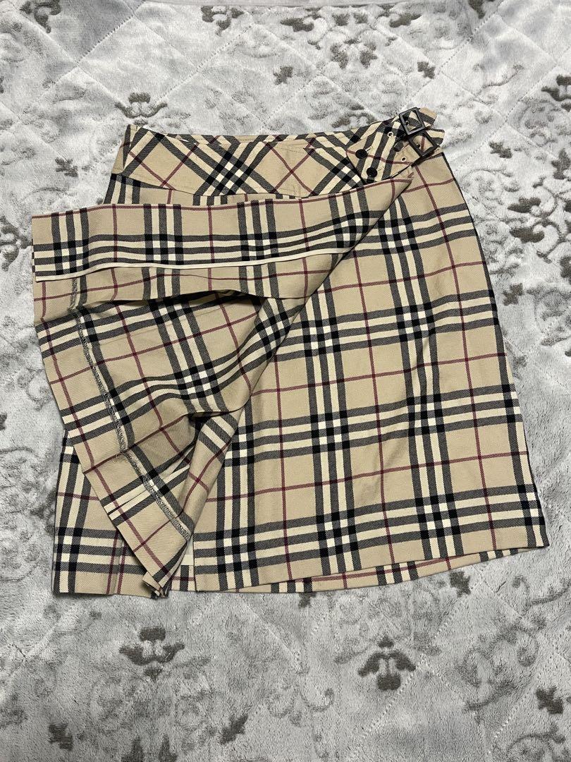 BURBERRY LONDON ノバチェック プリーツスカート 38