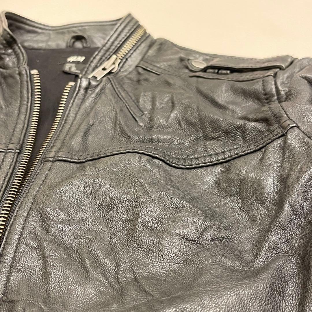 美品 ビンス vince ライダースジャケット パイソン アウター