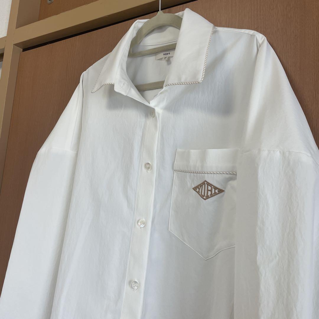 美品　yori UVカット オーバーシャツ 36