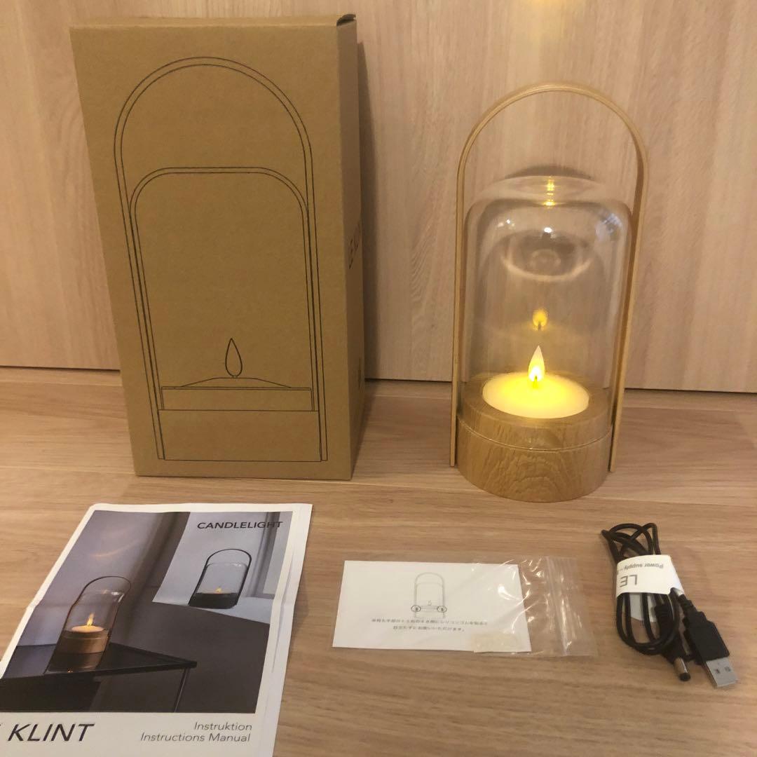 キャンドルライト デスクライト目立った傷や汚れなし