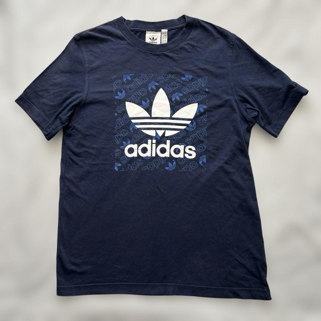 adidas アディダス トレフォイルロゴプリント 半袖Tシャツ