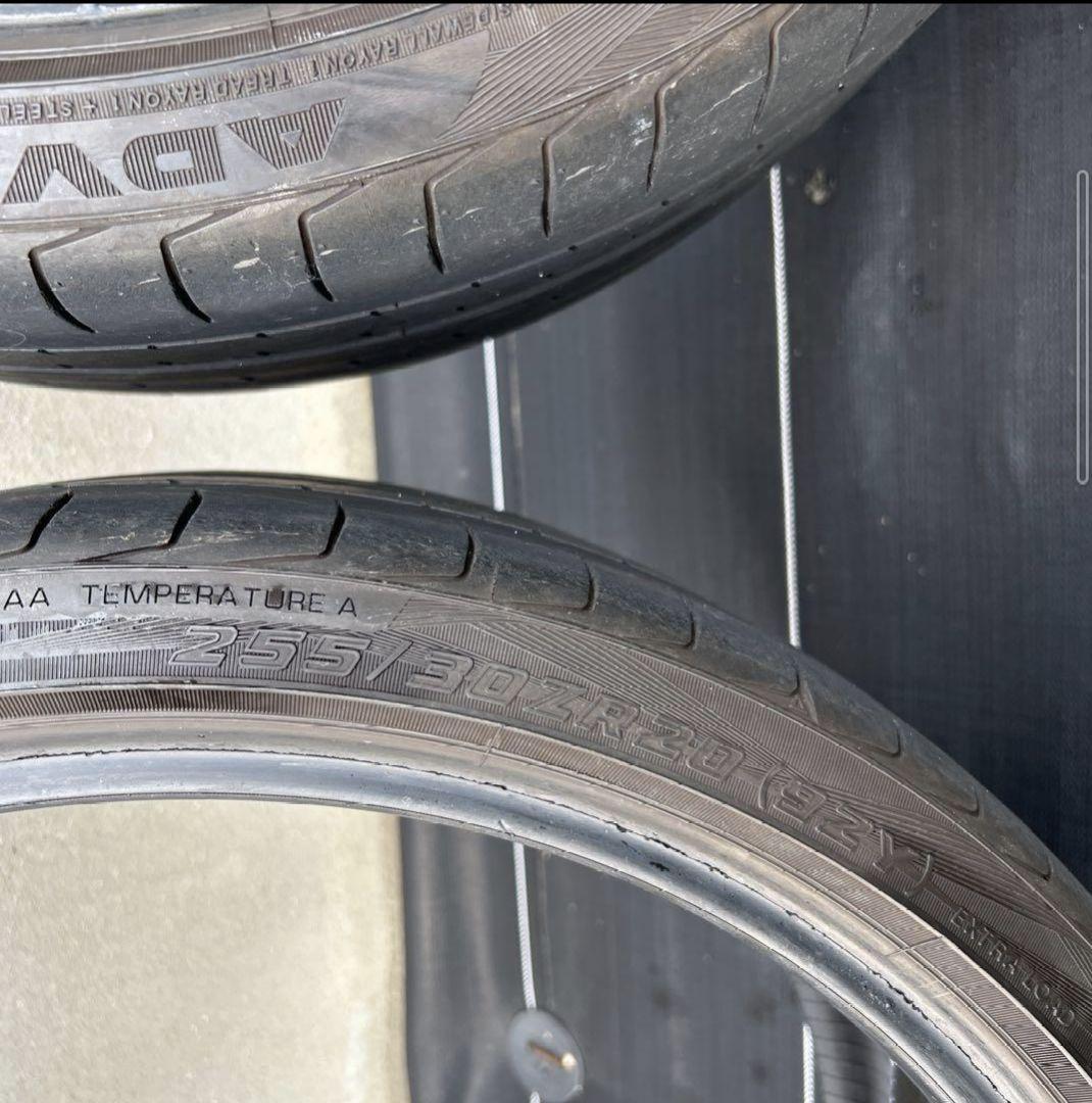 アドバン 255/30ZR20 2本 NITTO　245／30ZR20 2本