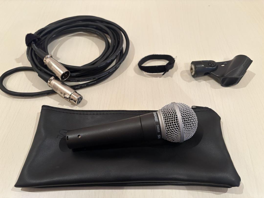 SHURE sm58 ダイナミックマイクケーブルセット