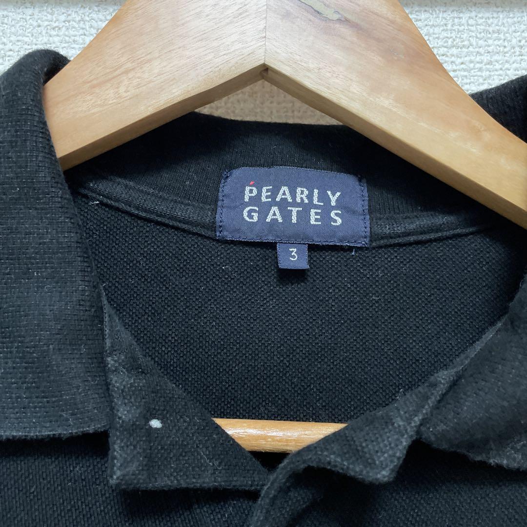 パーリーゲイツ PEARLY GATES スポンジボブ コラボ ポロシャツ 黒 パーリーゲイツ PEARLY GATES スポンジボブ コラボ ポロシャツ 黒