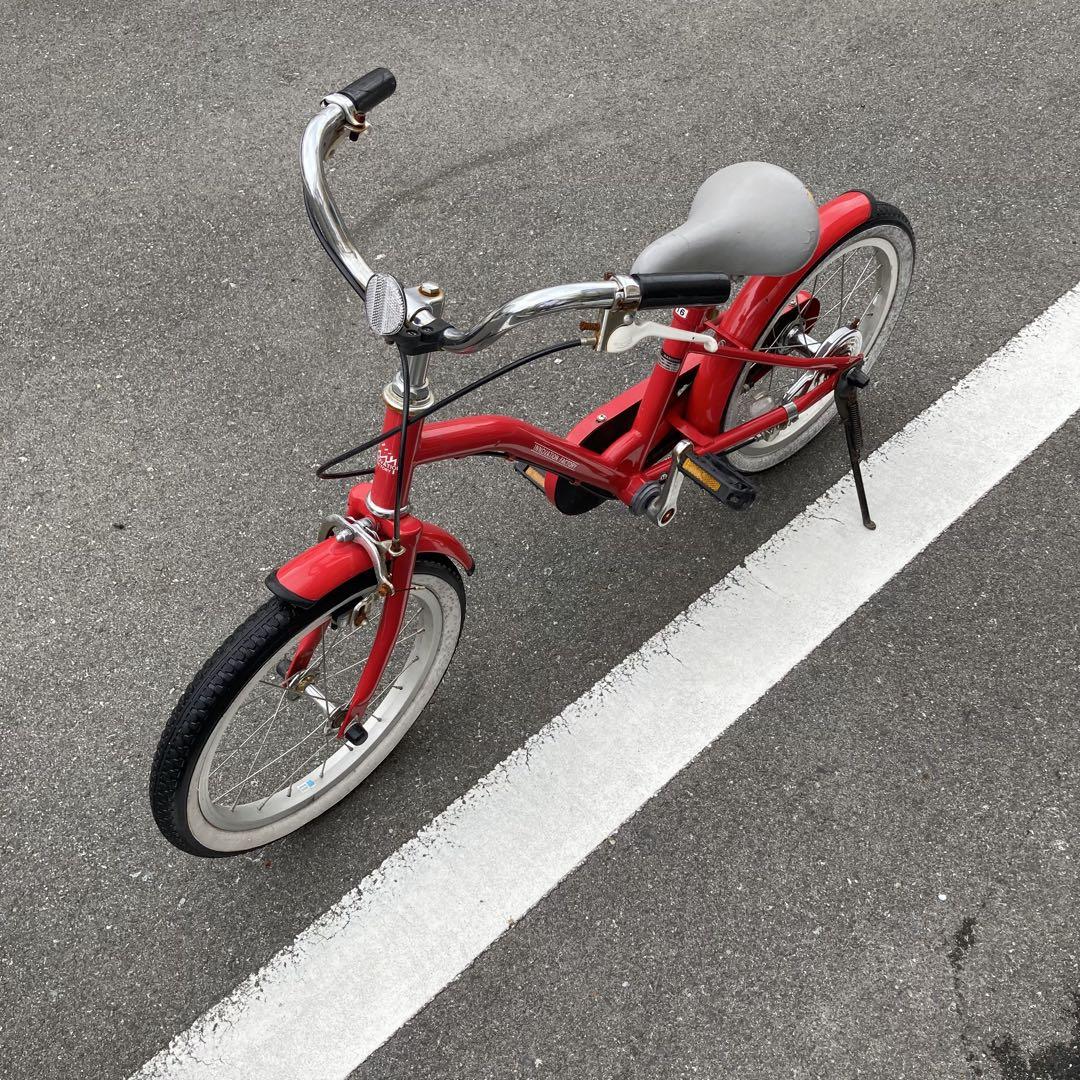 子供用自転車 赤 16インチ innovation factory