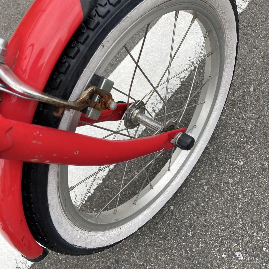 子供用自転車 赤 16インチ innovation factory