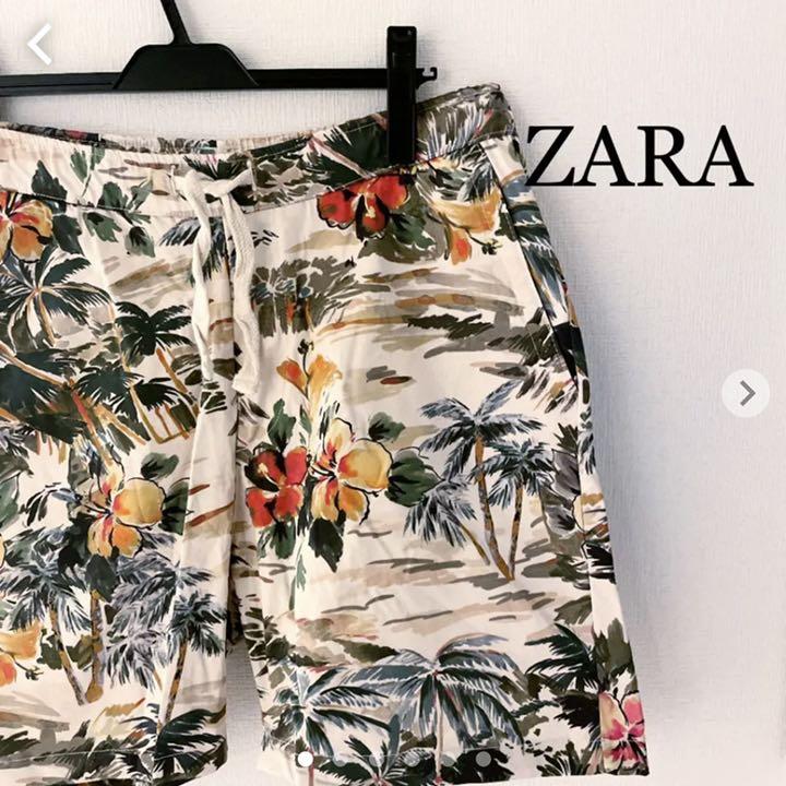 ZARA ザラ 花柄 ショートパンツ Mサイズ - メルカリ ZARA ザラ 花柄 ショートパンツ Mサイズ - メルカリ