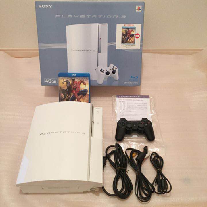 PLAYSTATION 3 (40GB) PS3 sony Satin silver CECHH00 japan