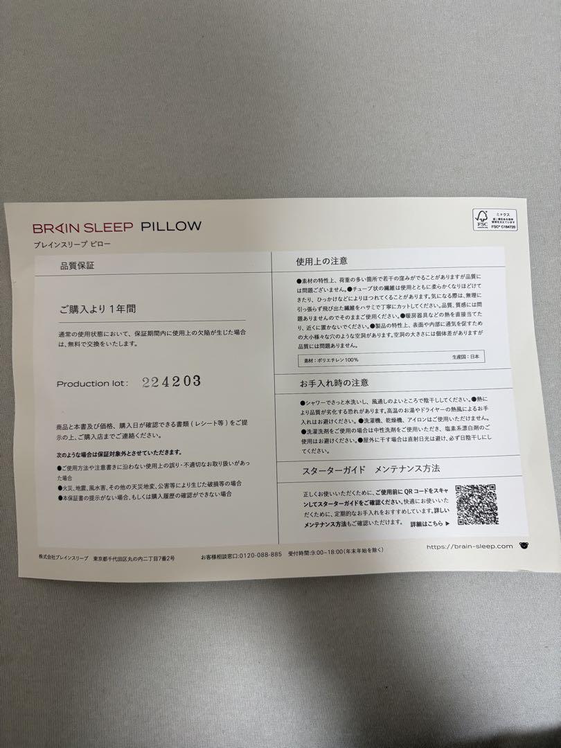 BRAIN SLEEP 枕 メッシュ素材