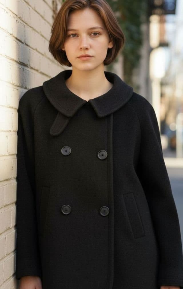 MaxMara 銀タグ ピーコート ダブルボタン 40サイズM Max Mara