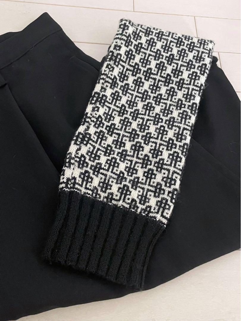 LIMI feu ★ 08AW ウールギャバドッキング サルエルパンツS(美品)