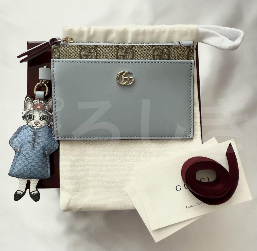 日本限定！コラボ！GUCCI×ヒグチユウコ バイカラー キーケース 日本限定 ヒグチユウコ バイカラー キーケース ベージュ＆ライト