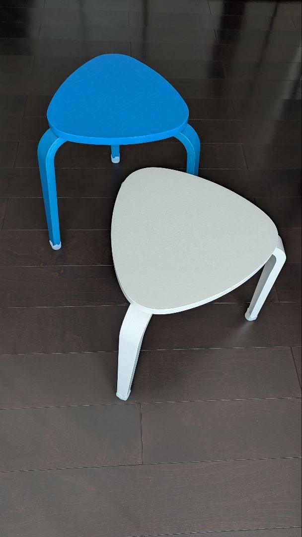 IKEA KYRRE シルレ スツール チェア 椅子 2脚セット カバー付き