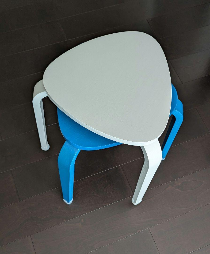 IKEA KYRRE シルレ スツール チェア 椅子 2脚セット カバー付き