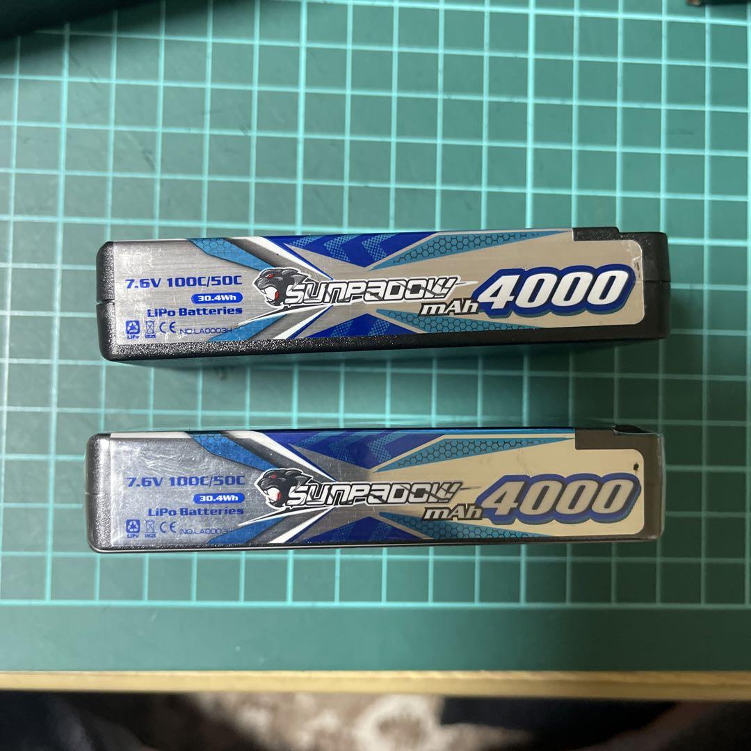 SUNPADOW ショートリポ 4000mAh 100C/50C